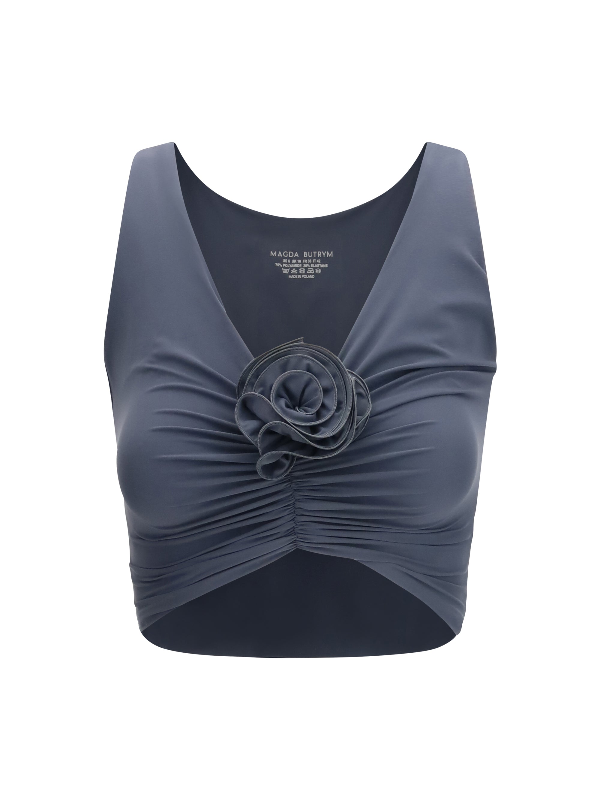 ruched flower top