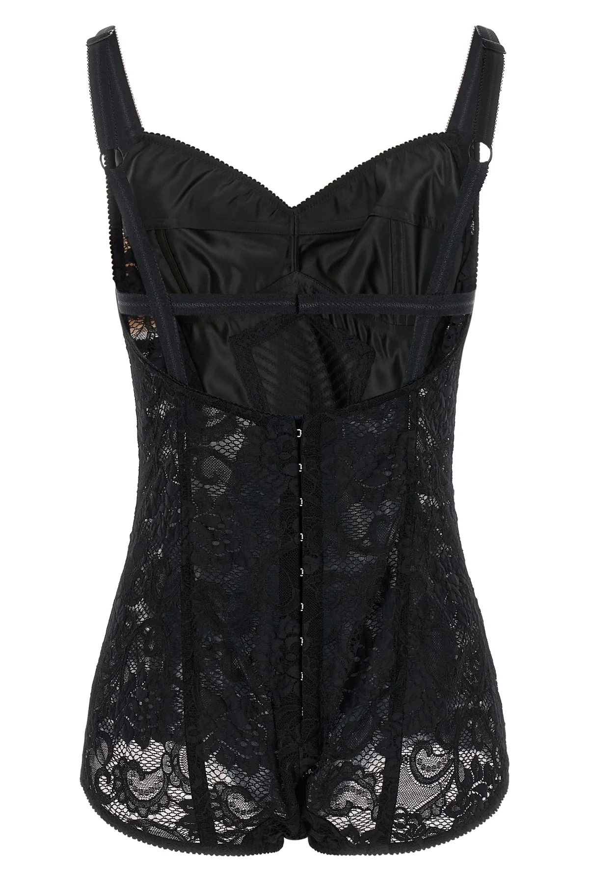 the dolce & gabbana bodysuit reinterprets the aesthetics of traditional corsetry
