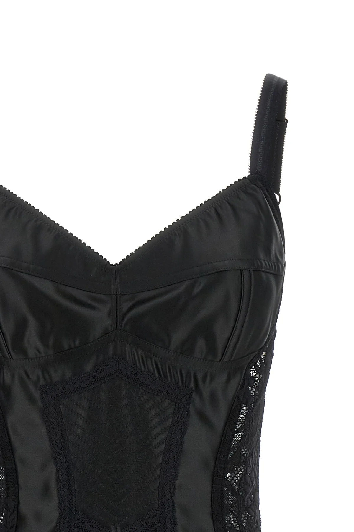 the dolce & gabbana bodysuit reinterprets the aesthetics of traditional corsetry