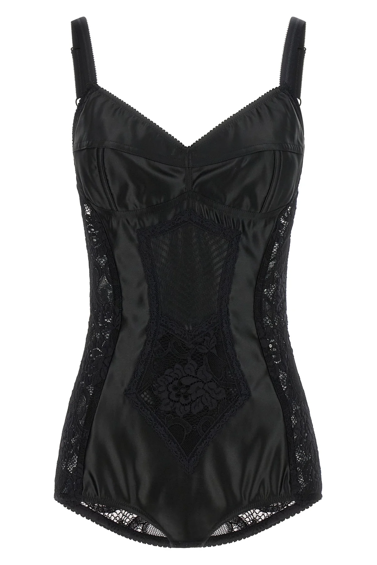 the dolce & gabbana bodysuit reinterprets the aesthetics of traditional corsetry
