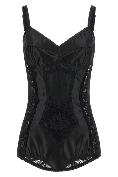 the dolce gabbana bodysuit reinterprets the aesthetics of traditional corsetry