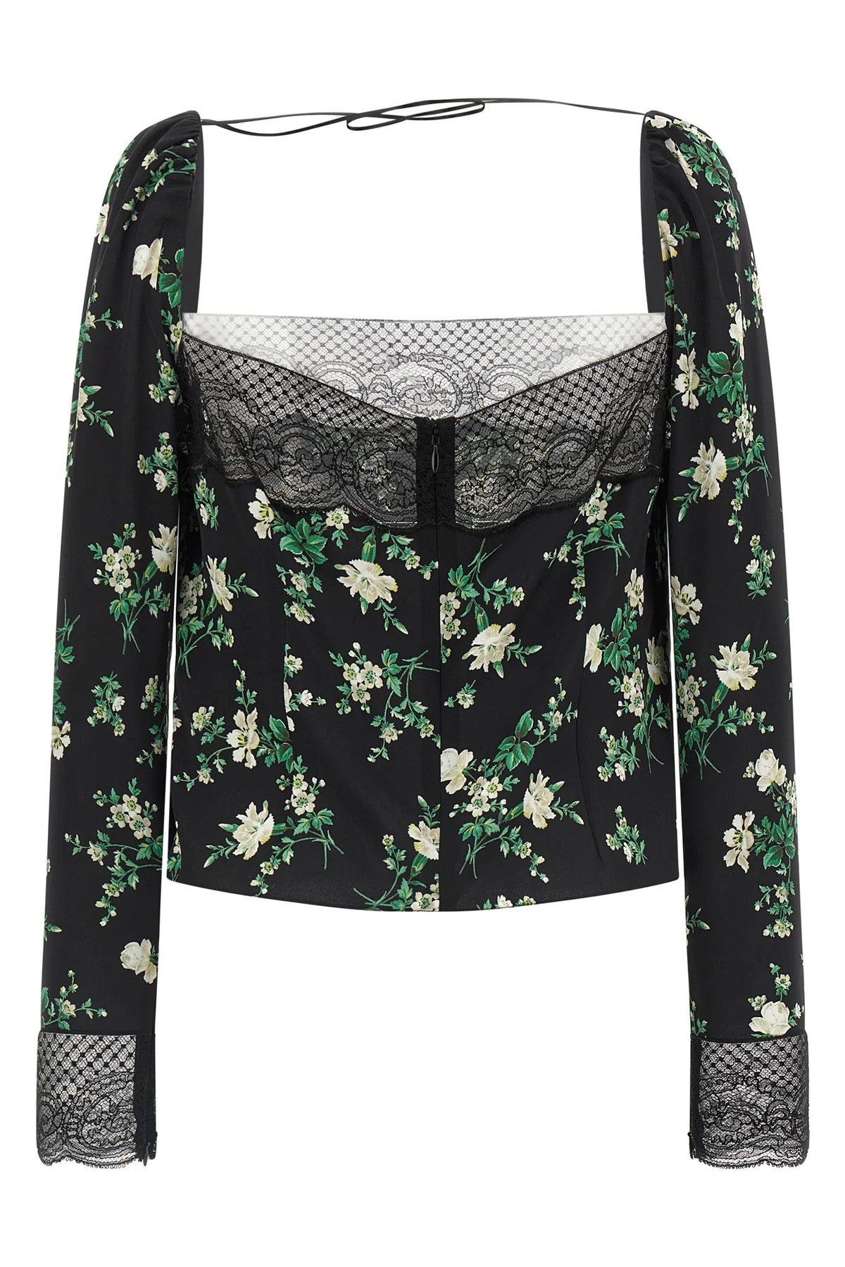 top in silk blend
