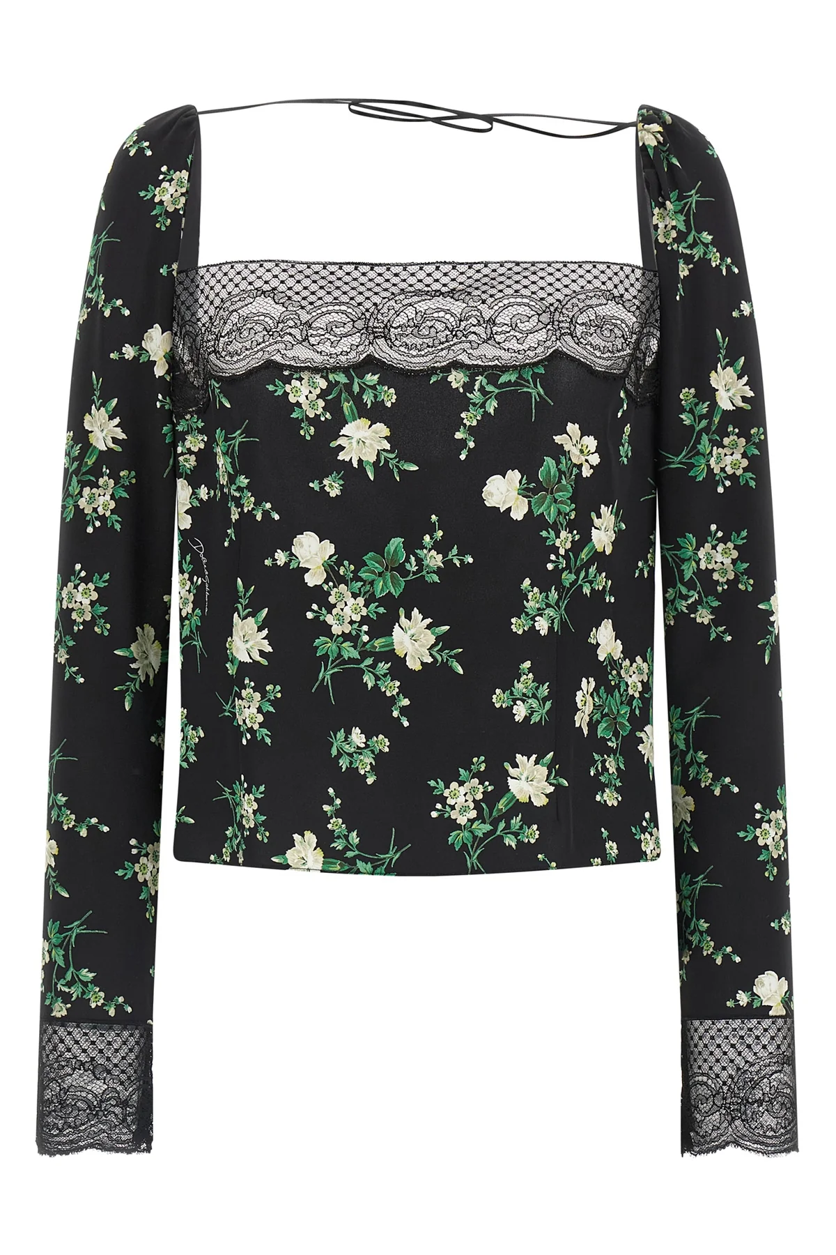 top in silk blend