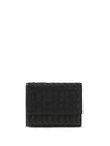 intrecciato trifold wallet