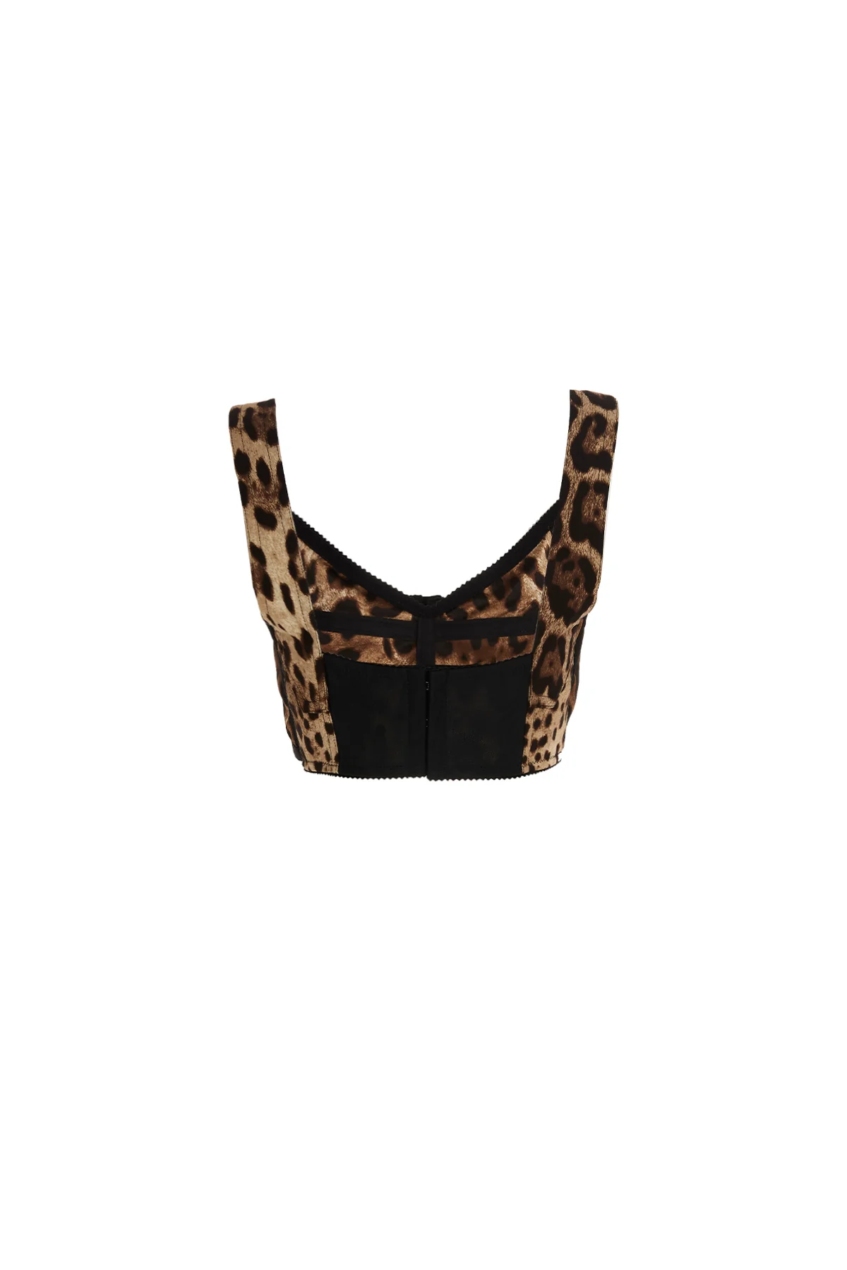 DOLCE amp; GABBANA 40 leopard print bustier top