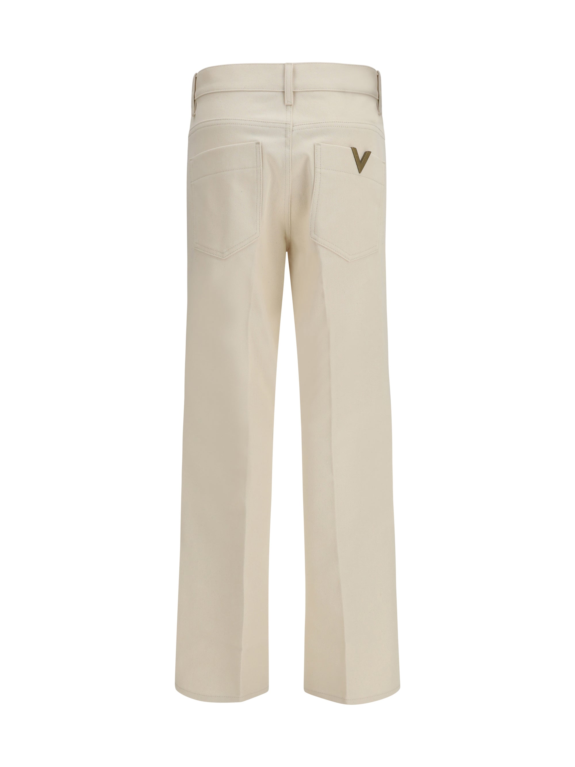 five-pocket flare pants