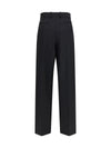 double-pleat pants in wool and mohair