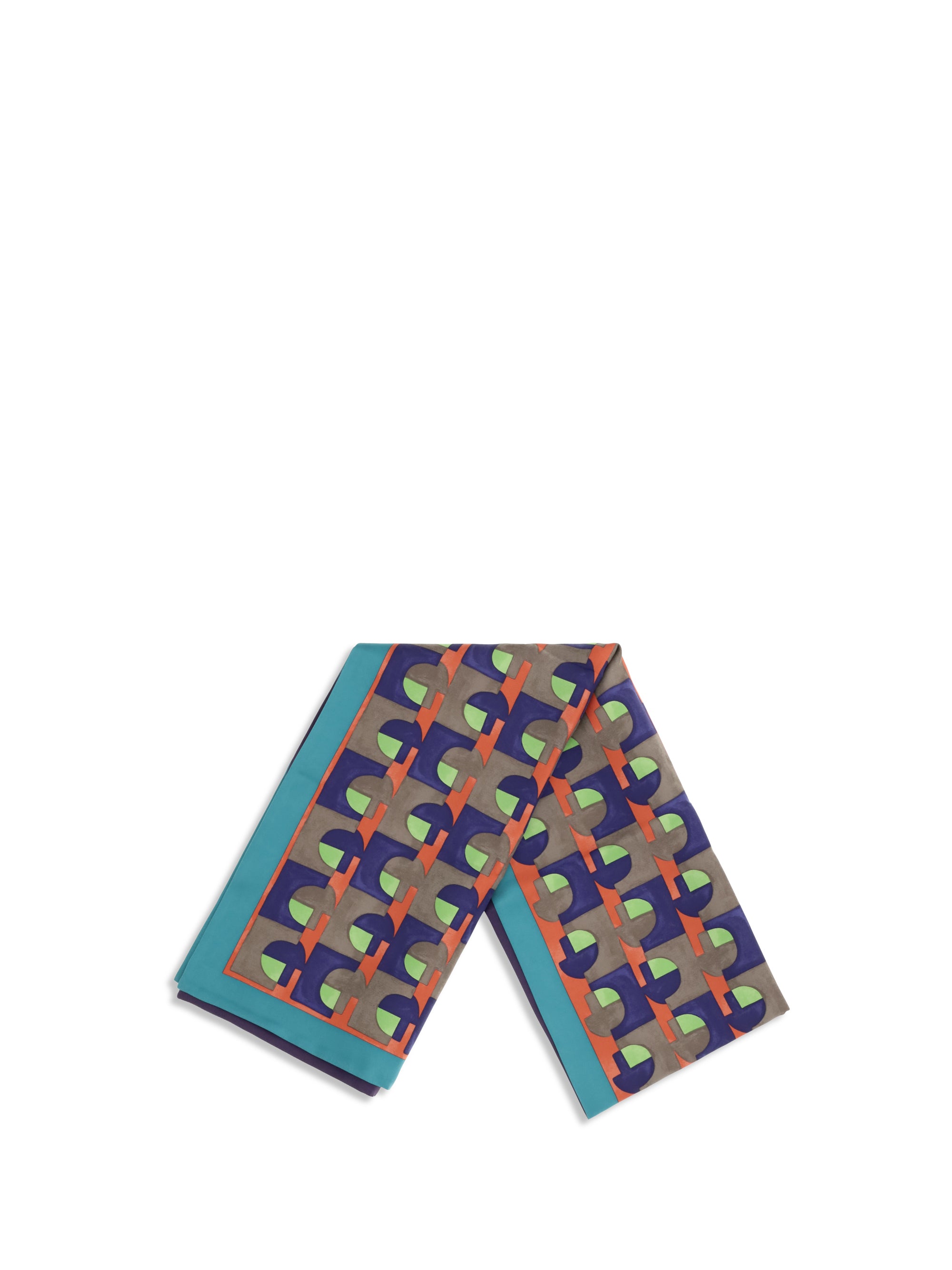 MIU MIU OS geometric print scarf
