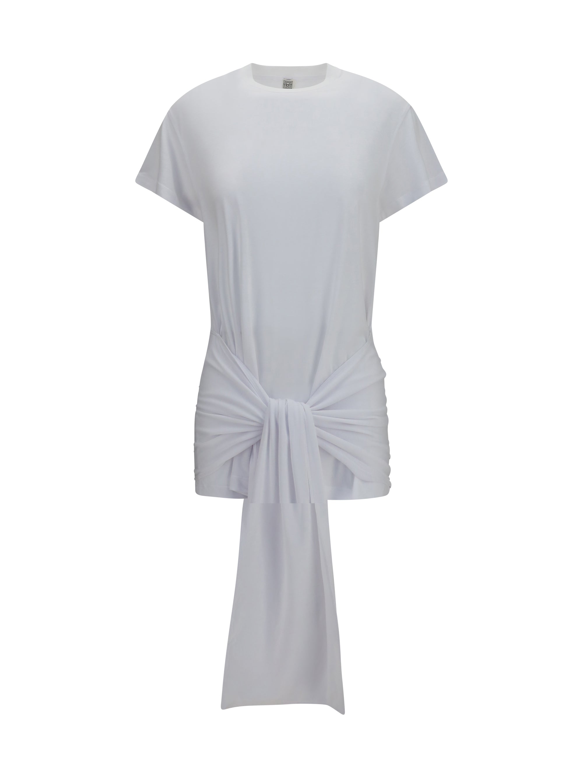 TOTEME M draped-waist jersey t-shirt