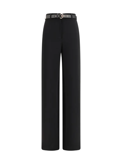 elegant pants with belt