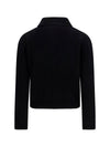 wool and cashmere polo sweater