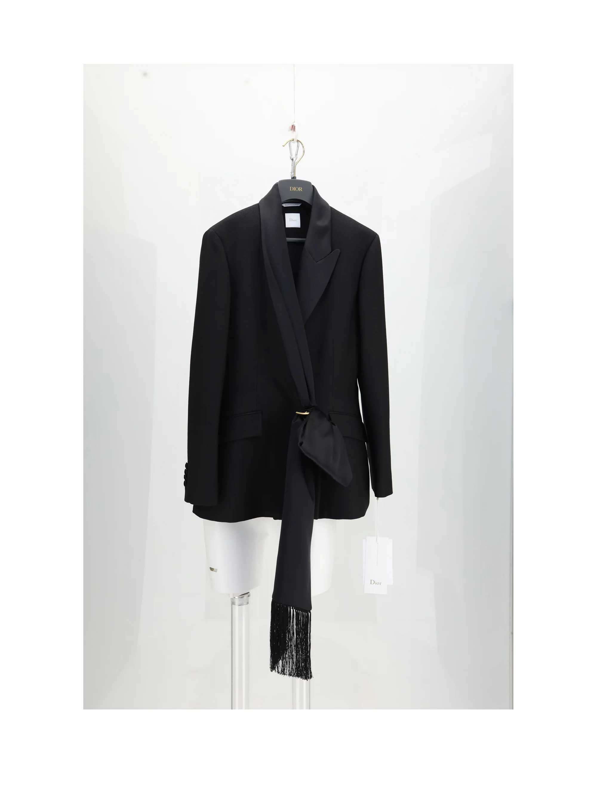 DIOR 40 blazer nero d gioiello