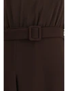 long belted dress