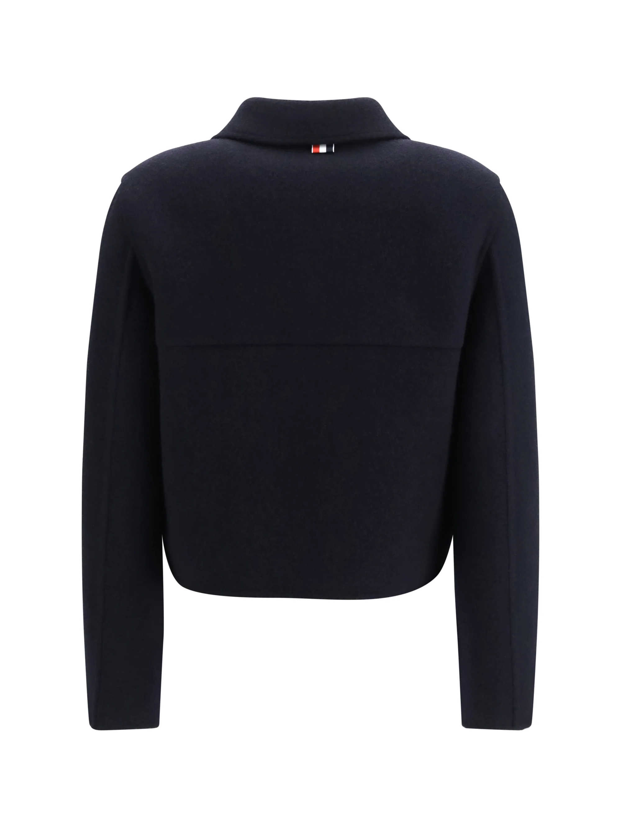 THOM BROWNE 40 cropped virgin wool jacket