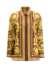 printed silk shirt