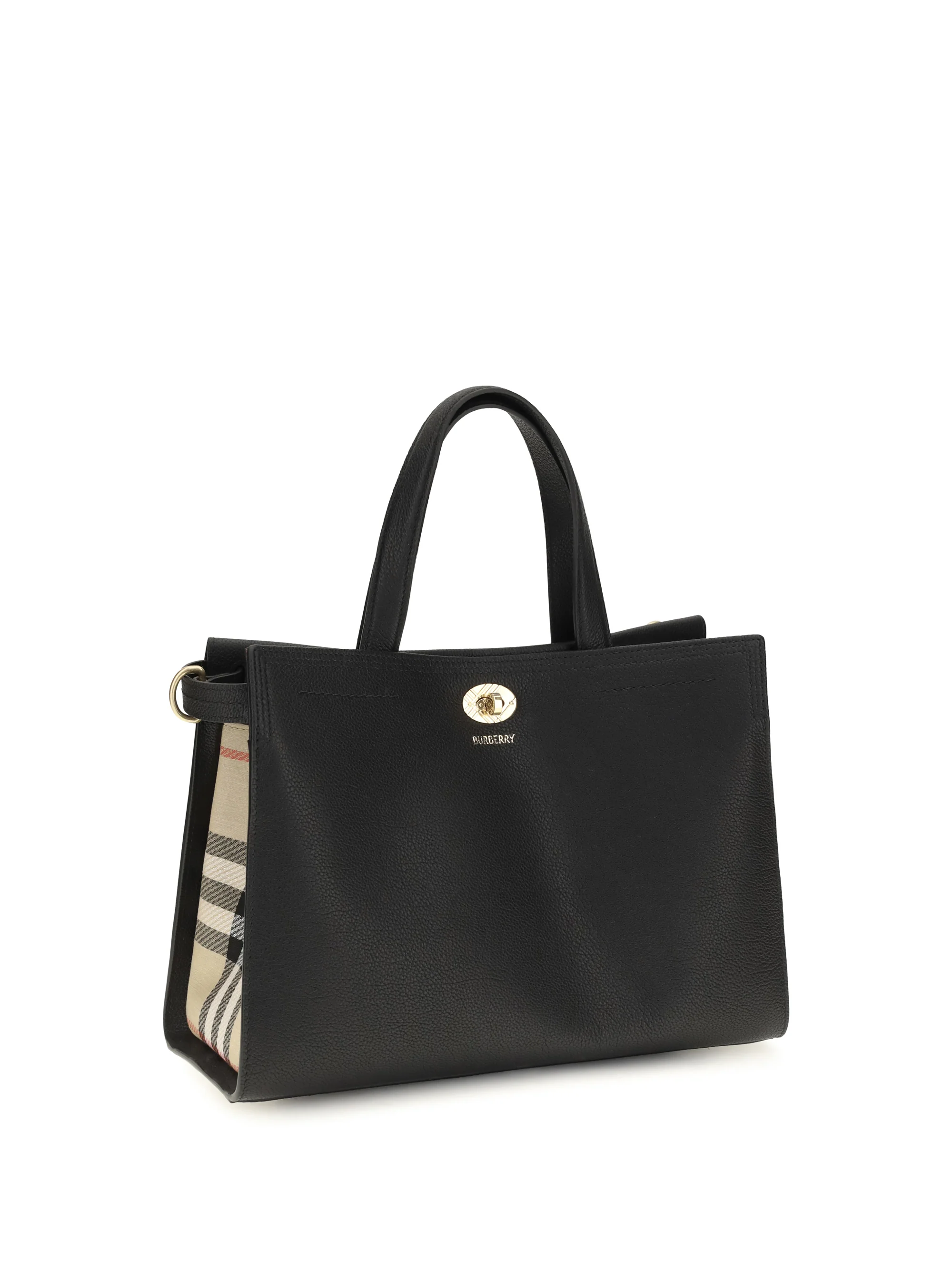 BURBERRY OS small cotswolds check tote bag
