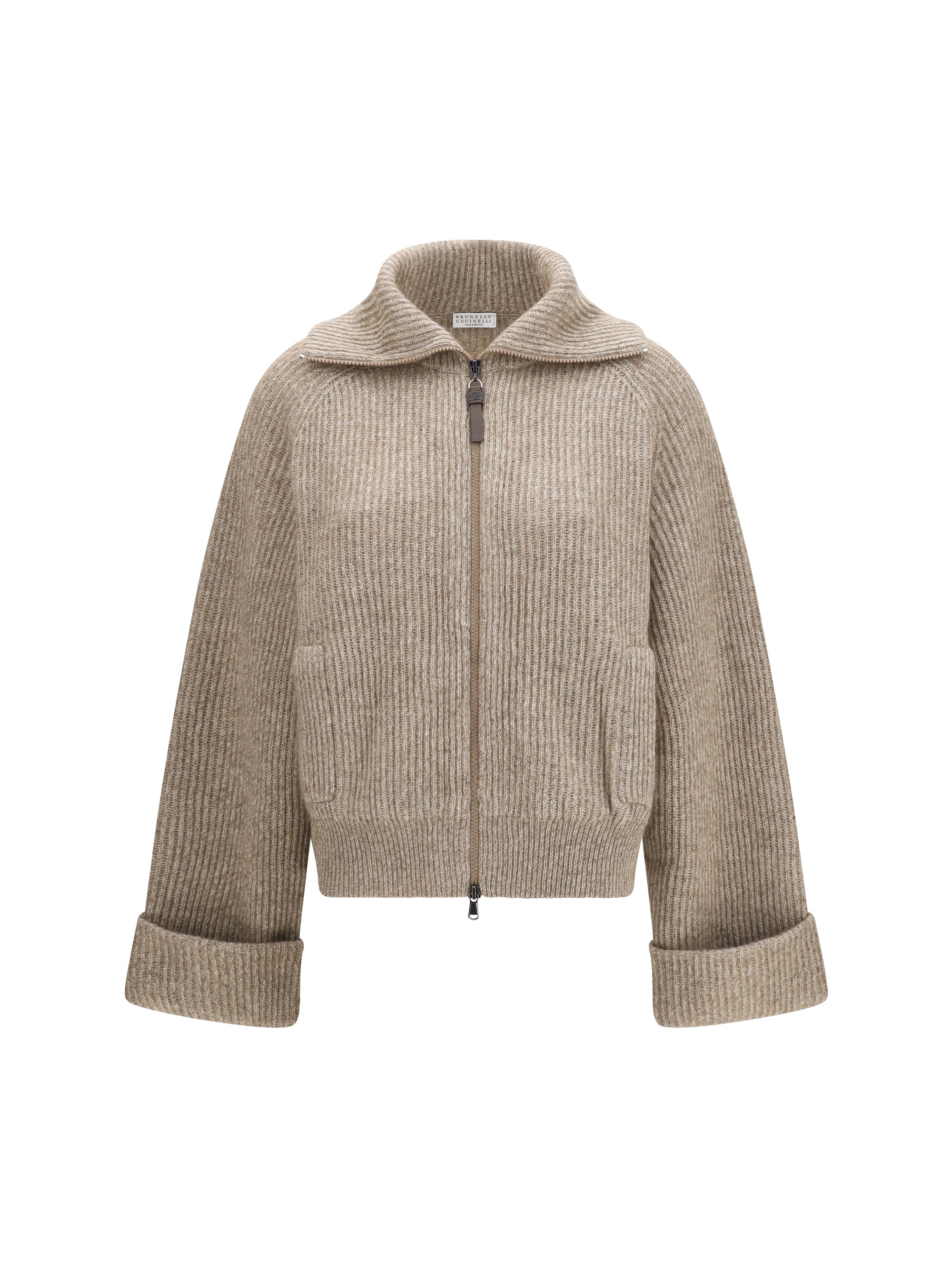 BRUNELLO CUCINELLI L high-neck sweater with wide sleeves