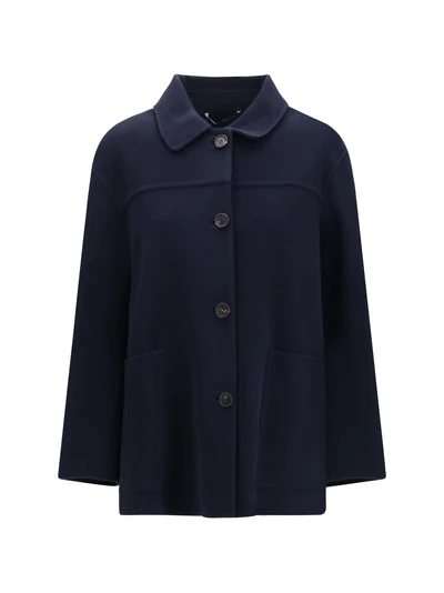 giugno short virgin wool coat