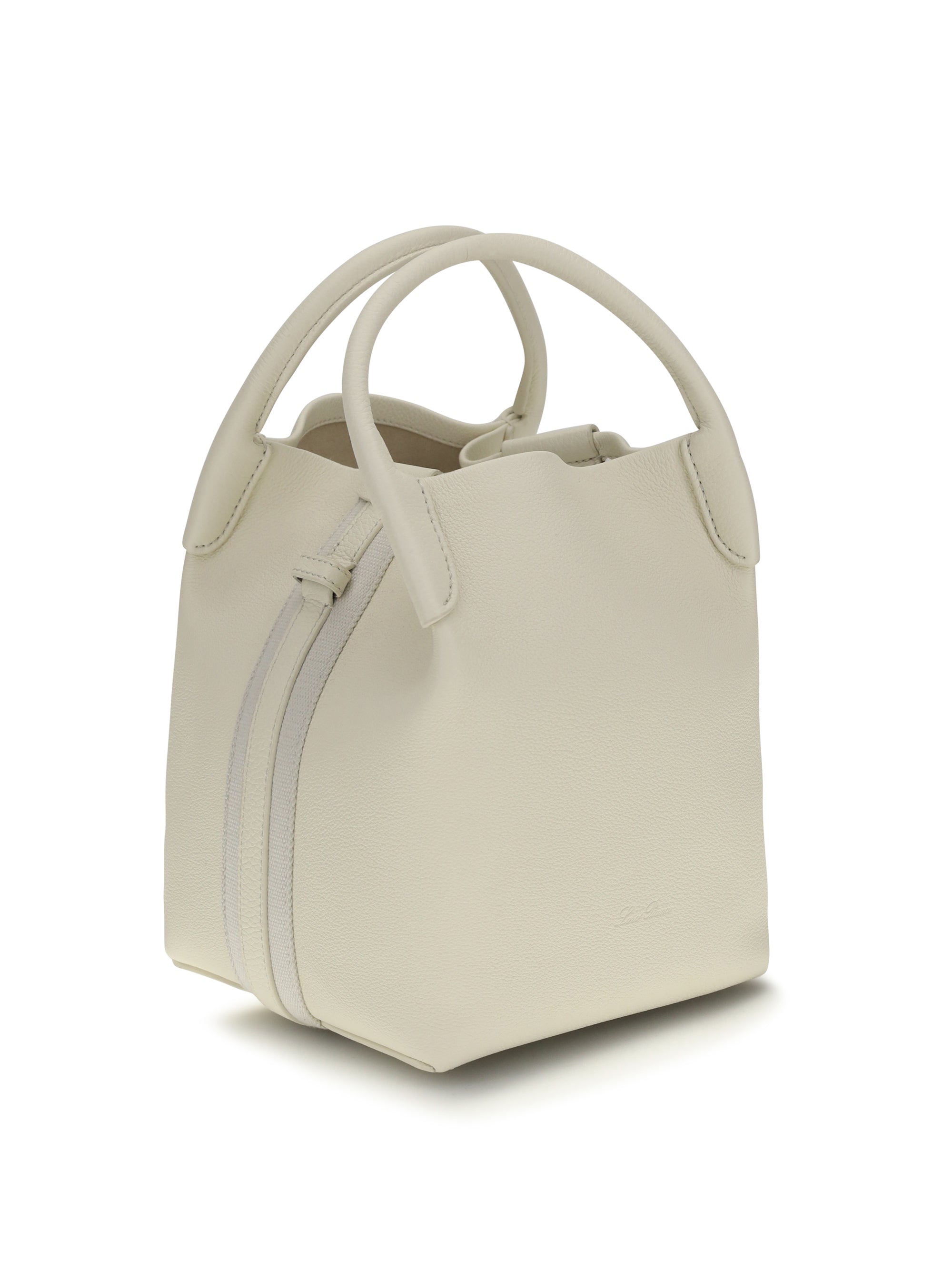 LORO PIANA OS small bale bucket bag