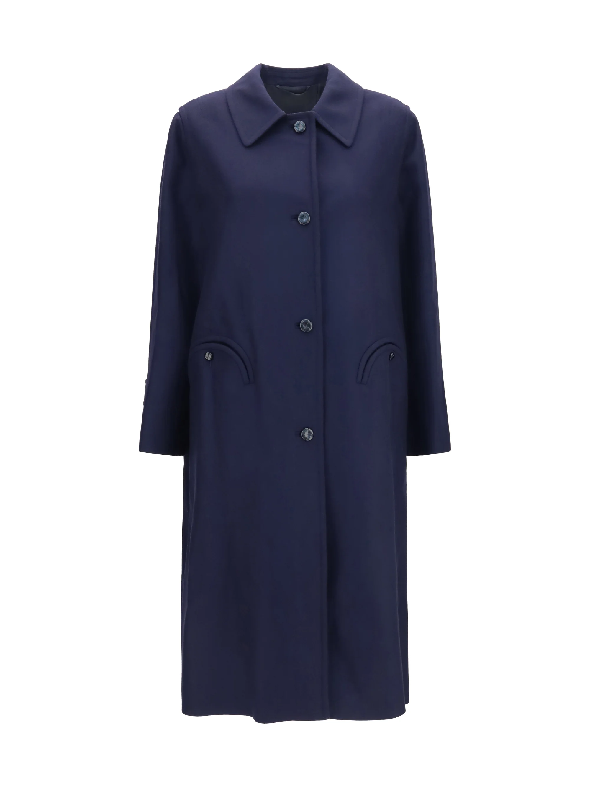 BLAZÈ MILANO I nitak woolly wool trench coat