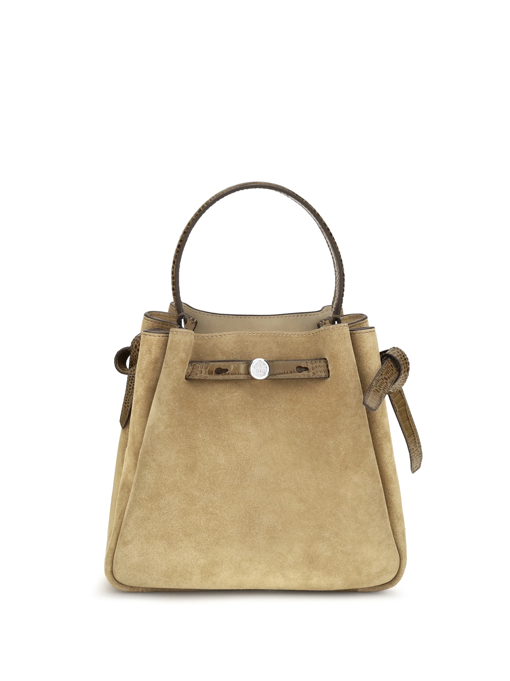 romy suede bucket bag