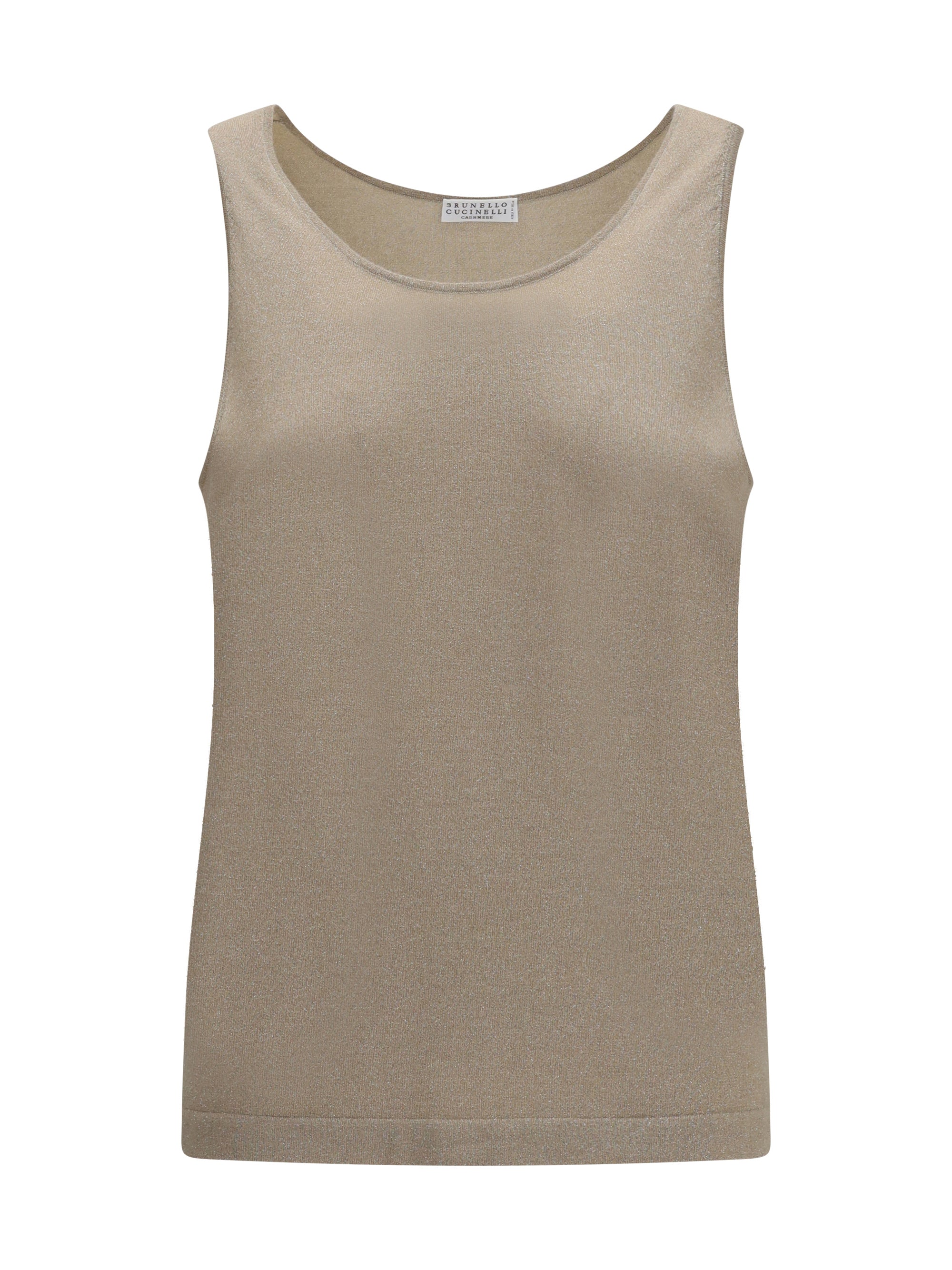 BRUNELLO CUCINELLI L luminous knit tank top