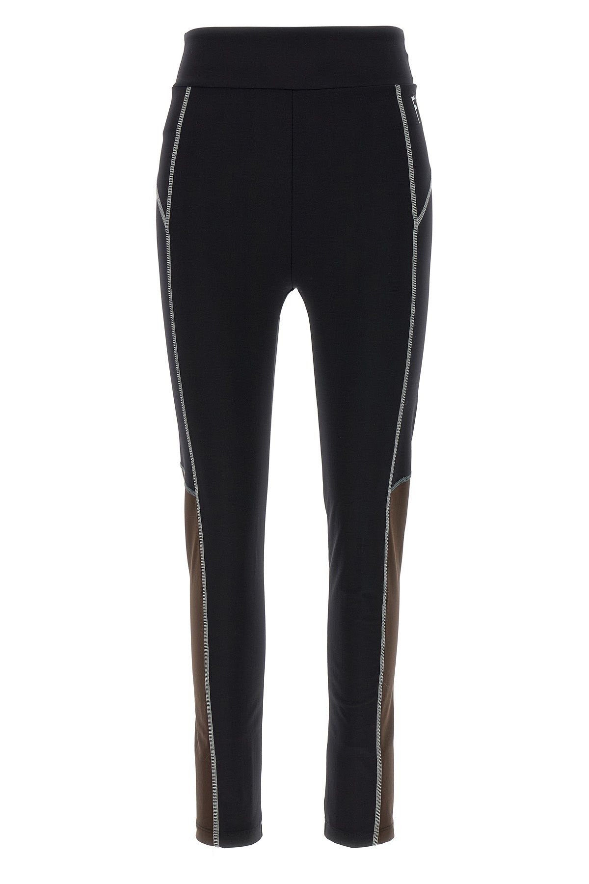 color block leggings in technical fabric