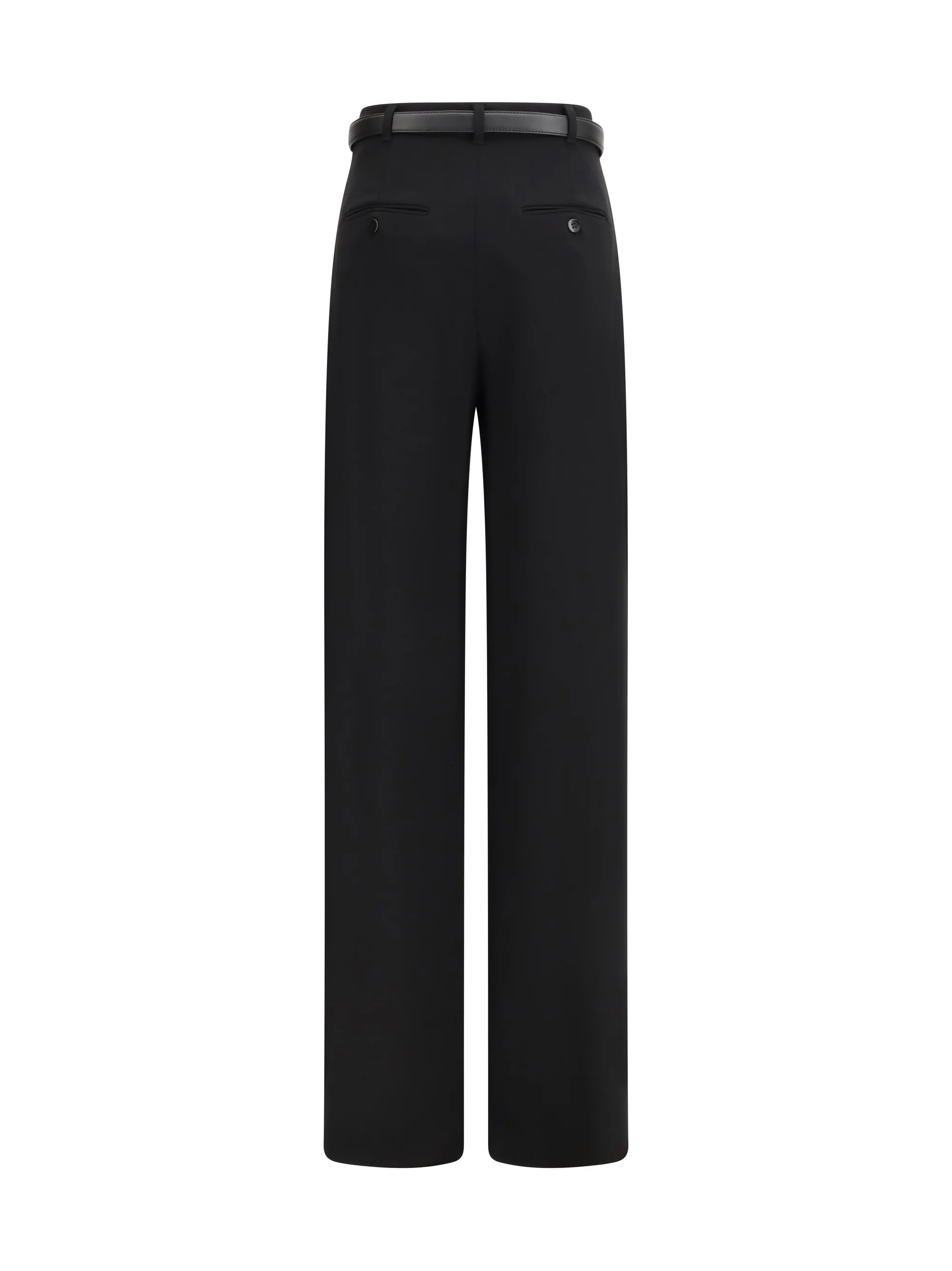 elegant pants with belt