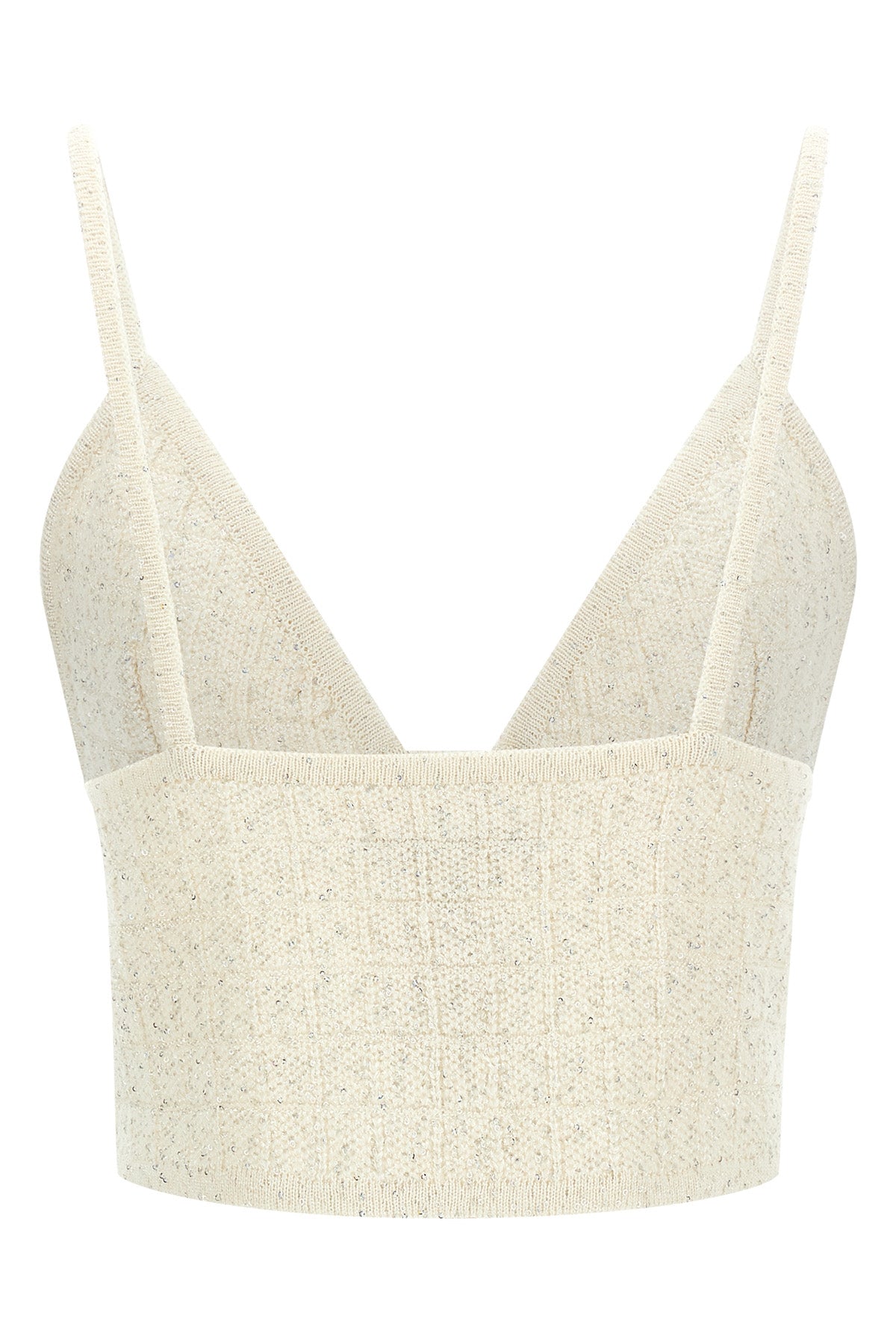 ALESSANDRA RICH 38 knitted wool blend top