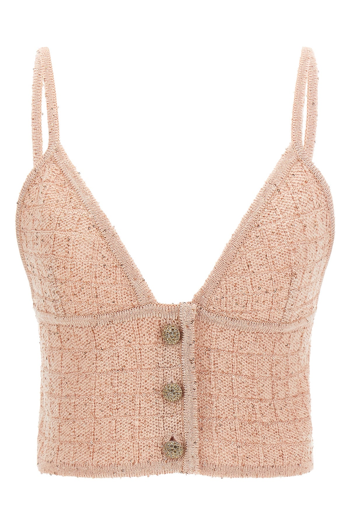 ALESSANDRA RICH 38 knitted wool blend top