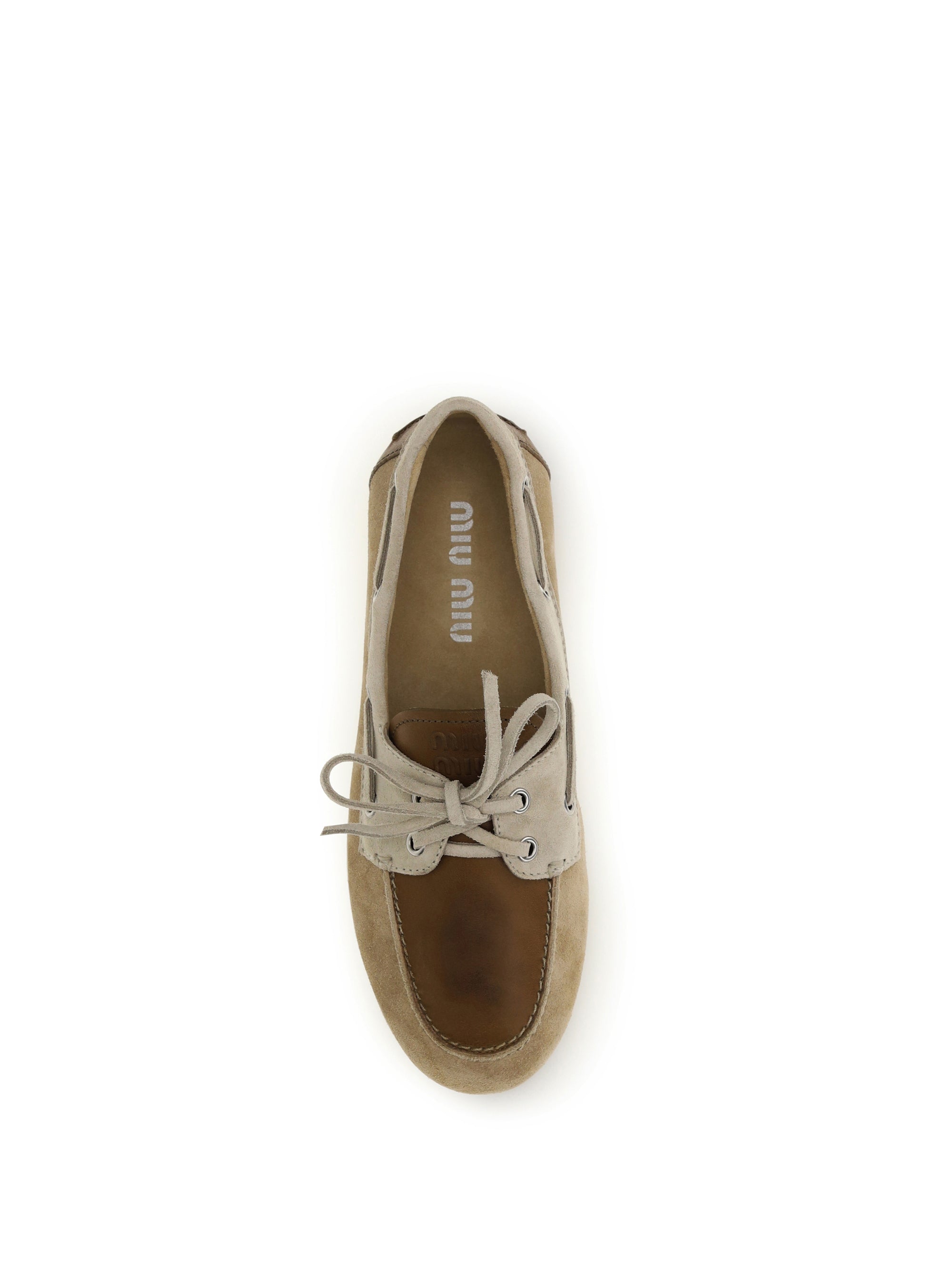 leather and suede loafers