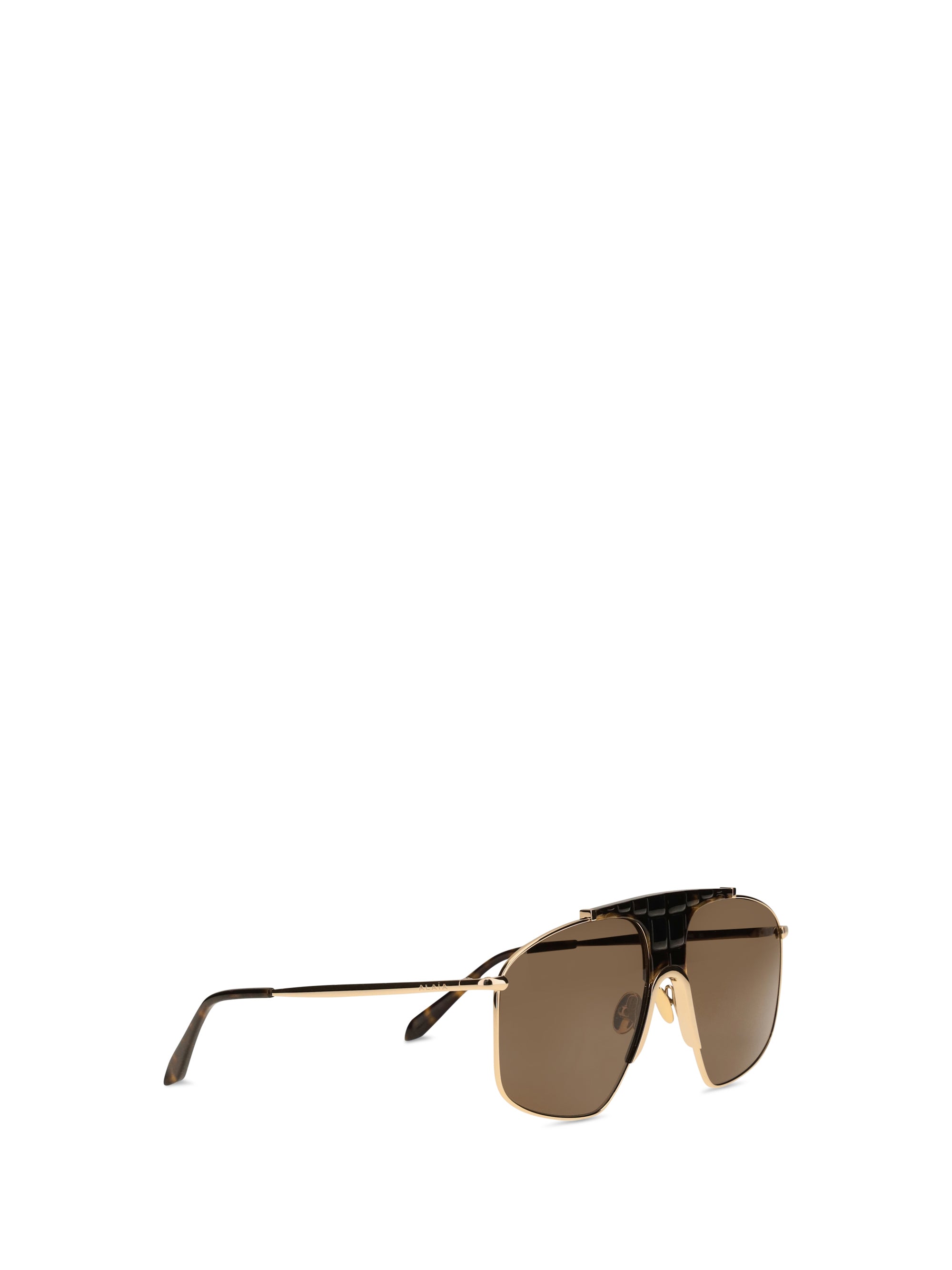 ALAIA OS square aviator sunglasses 