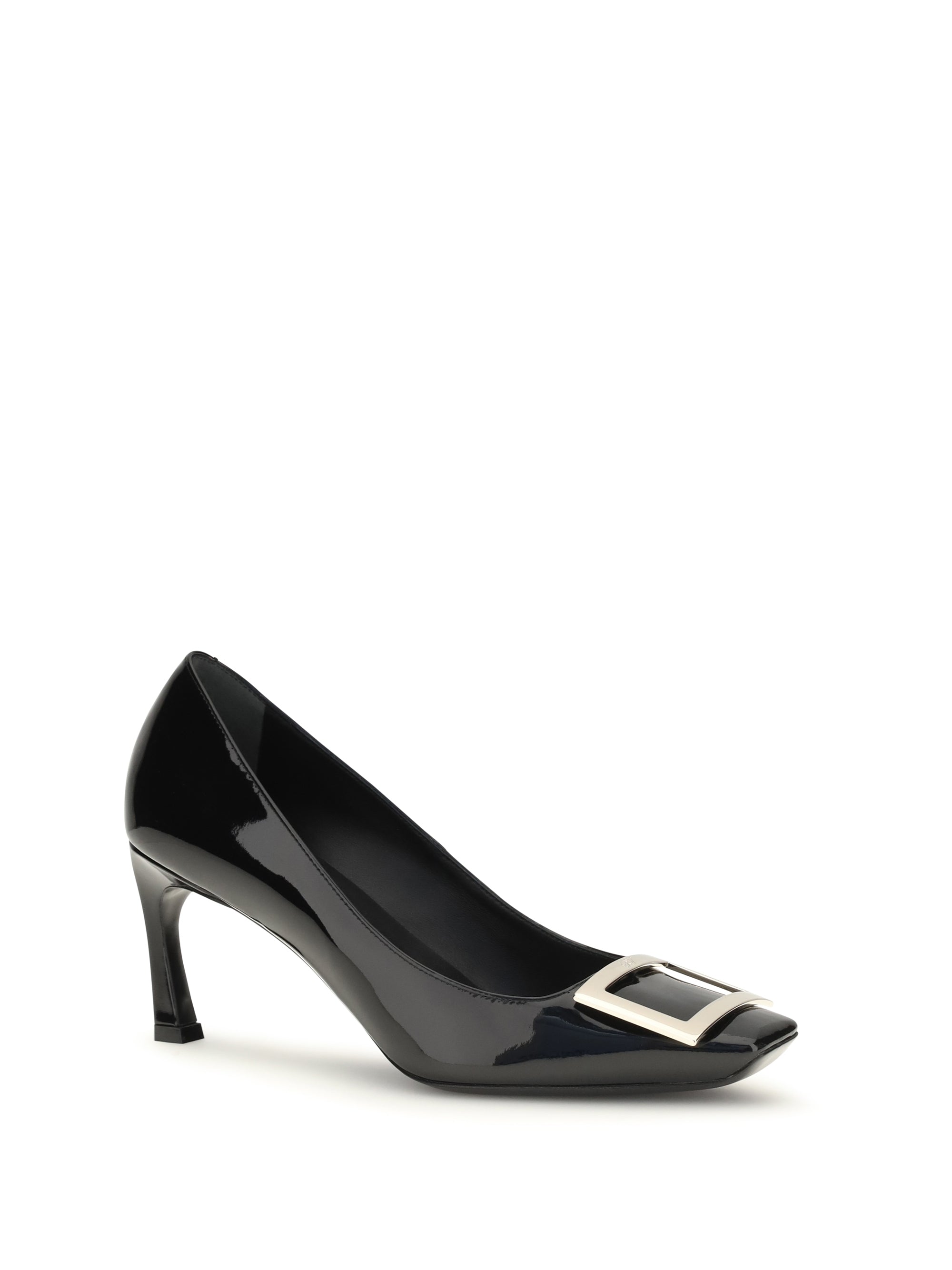 ROGER VIVIER 36 patent leather trompette pumps