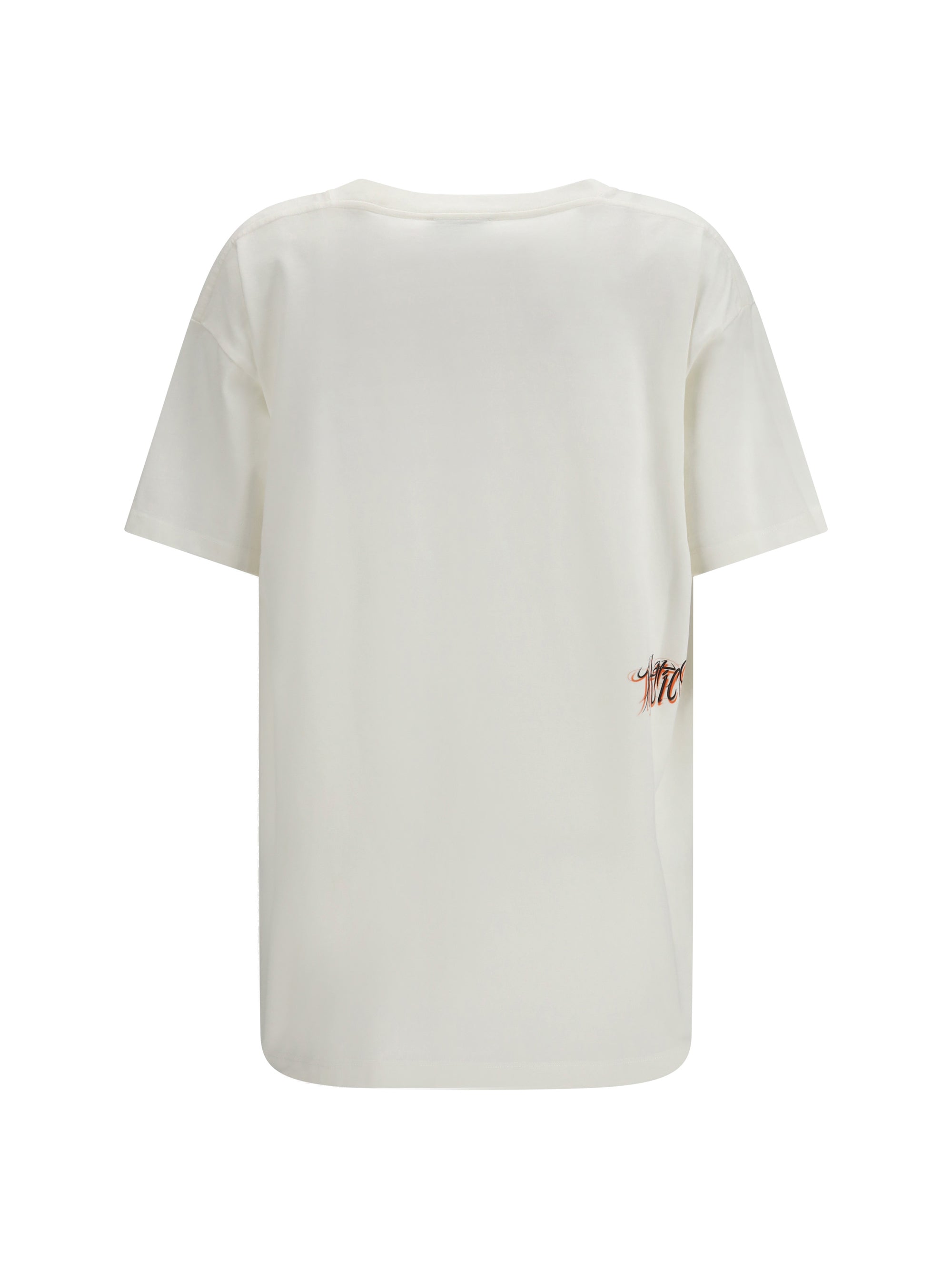 THE ATTICO 38 oversized graphic logo t-shirt