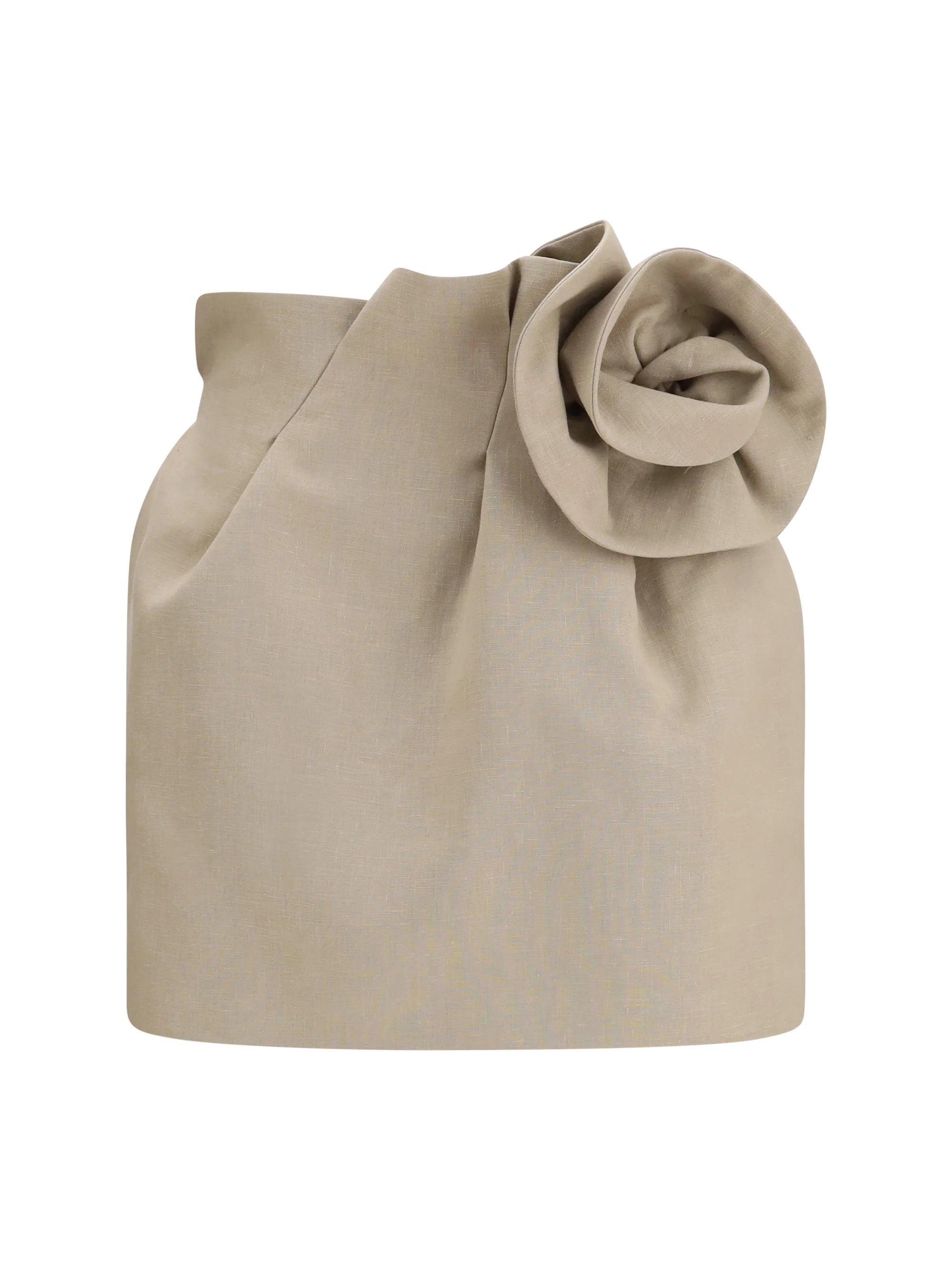 MAGDA BUTRYM 38 linen mini skirt