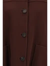 giugno short virgin wool coat