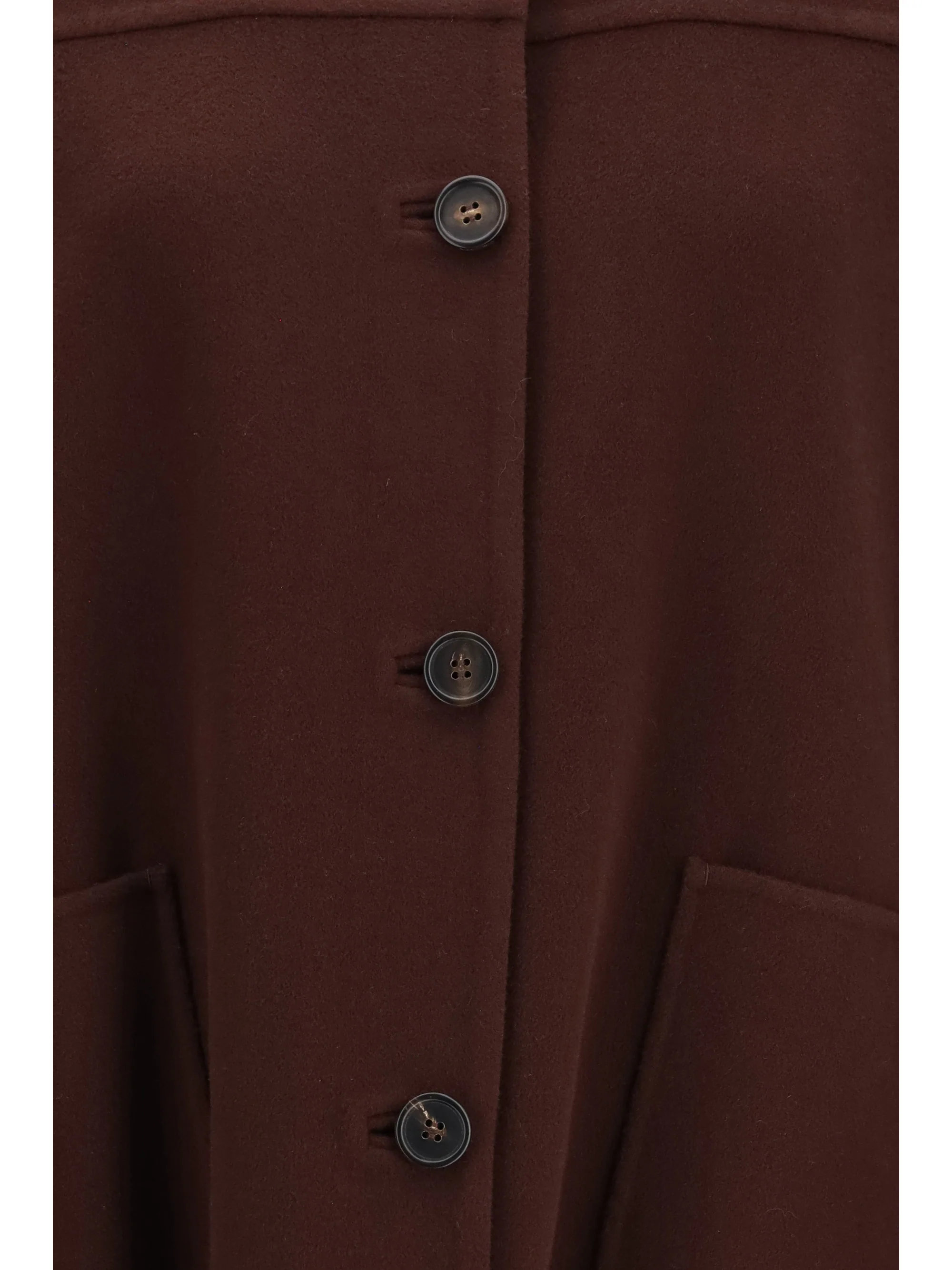 giugno short virgin wool coat
