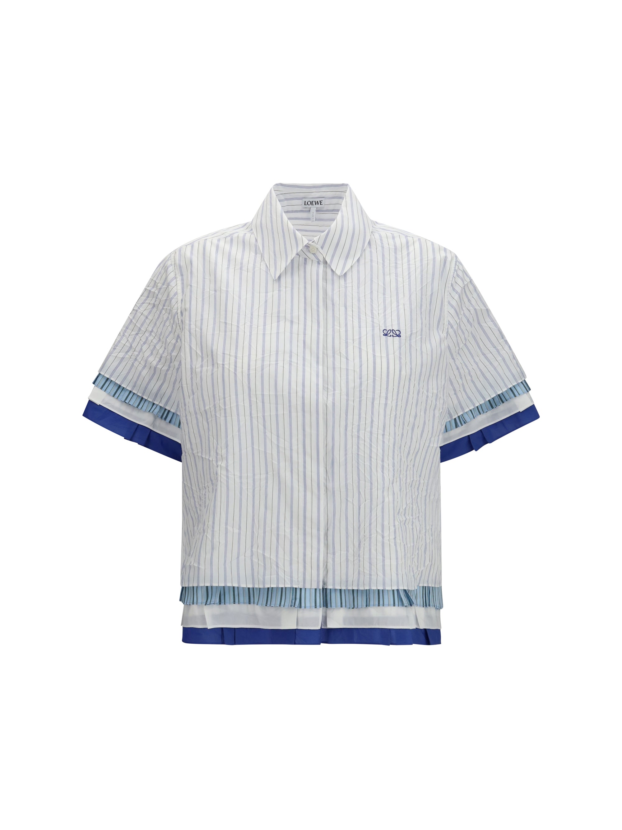 LOEWE 34 short-sleeved striped shirt