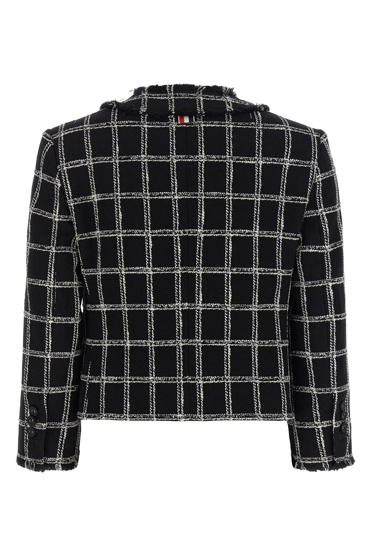 the thom browne cardigan jacket reinterprets the codes of tailoring through a cr