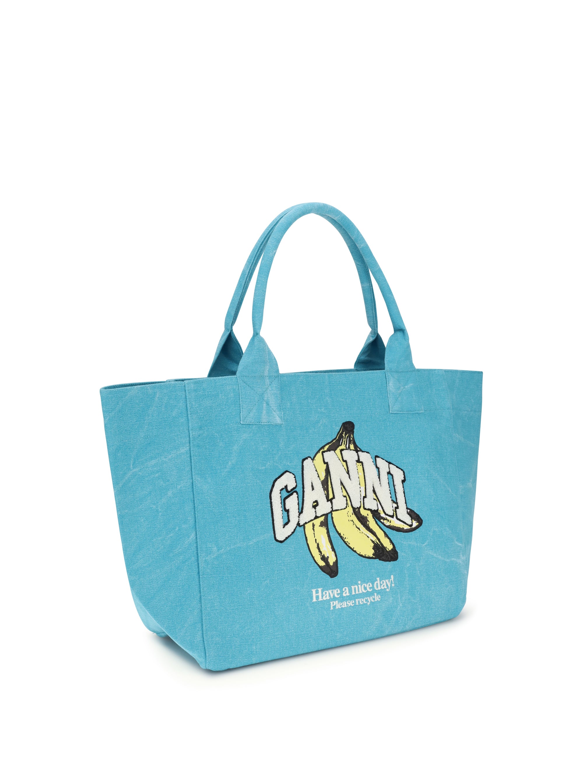 medium banana print tote bag