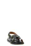 fussbett smooth calf leather sandals