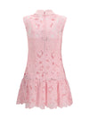 guipure mini dress