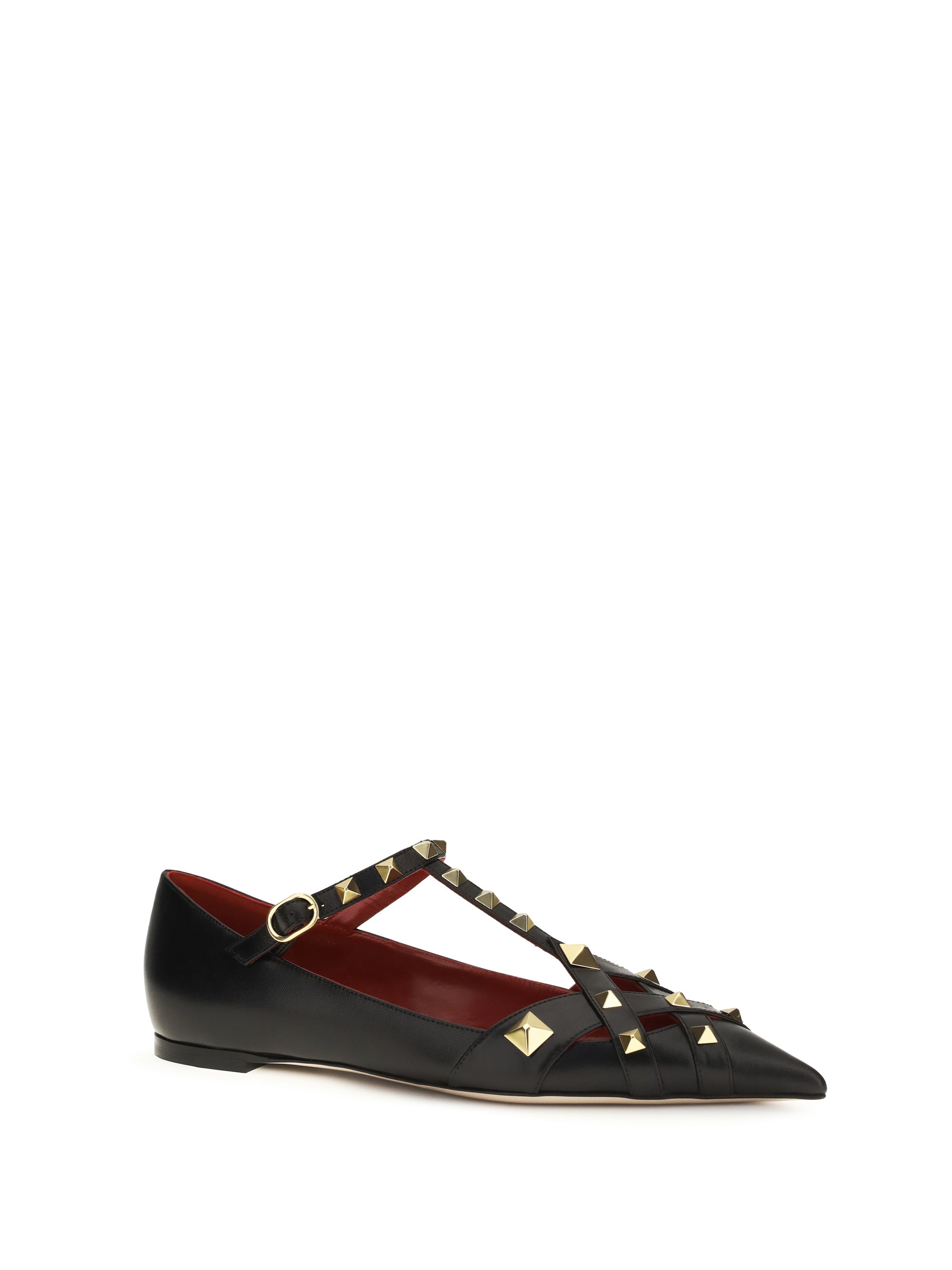 VALENTINO GARAVANI 36 studdy ballerinas in kidskin