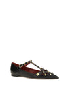 studdy ballerinas in kidskin