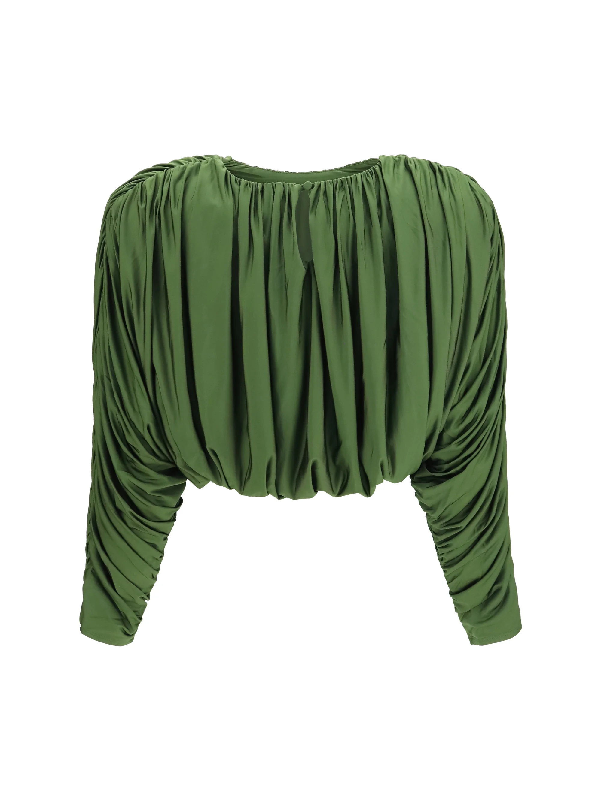 SELF-PORTRAIT 6 draped jersey top