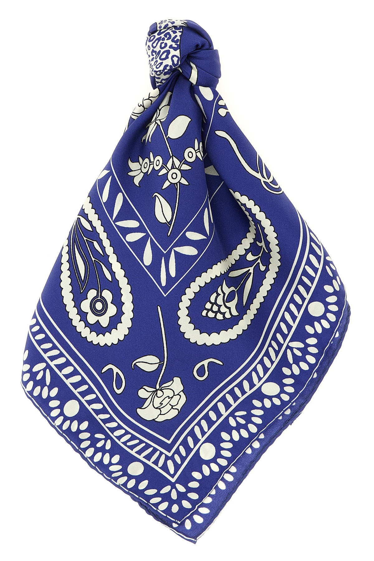 ALBERTO BIANI OS patterned silk scarf