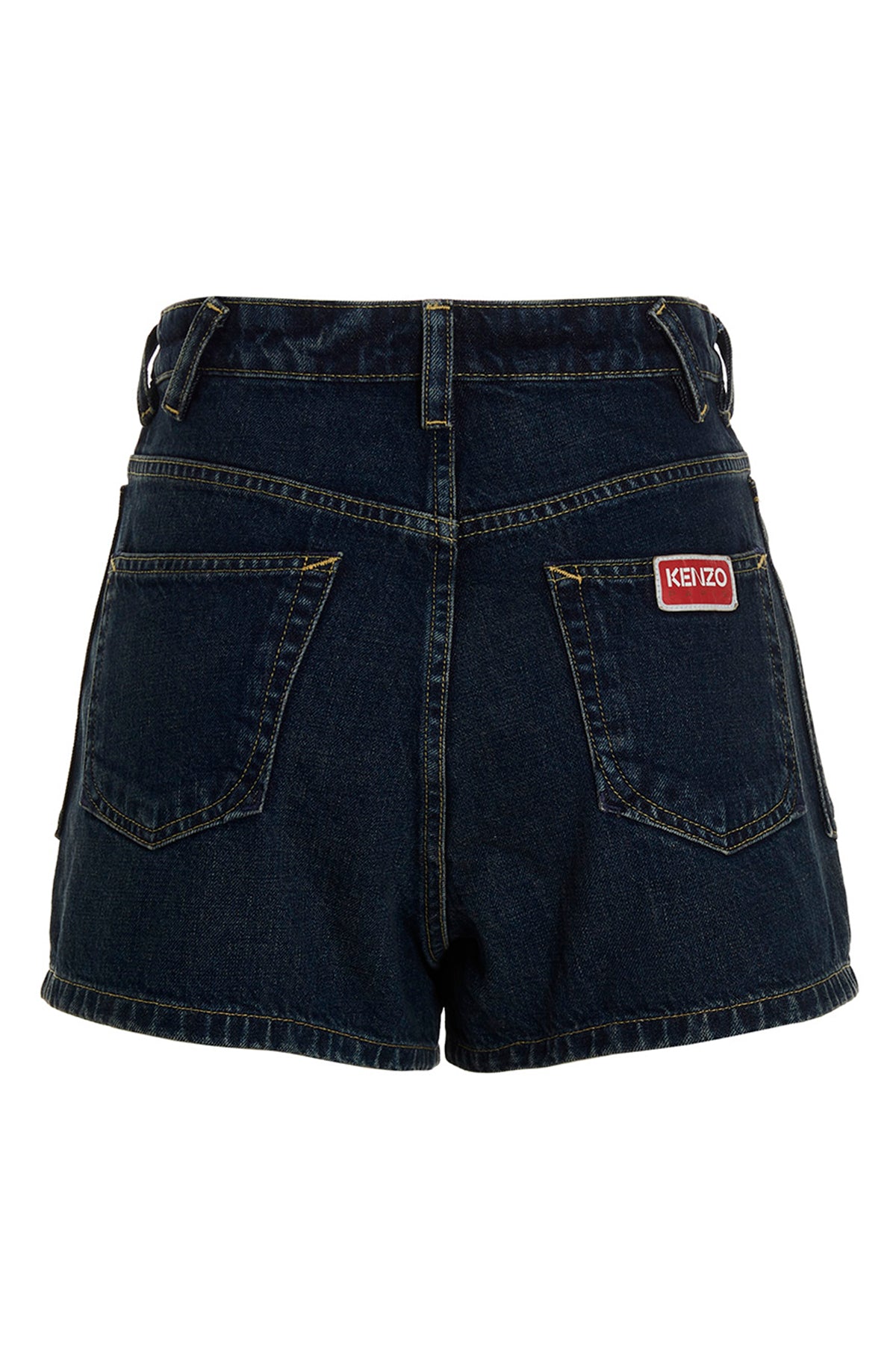 denim cotton shorts
