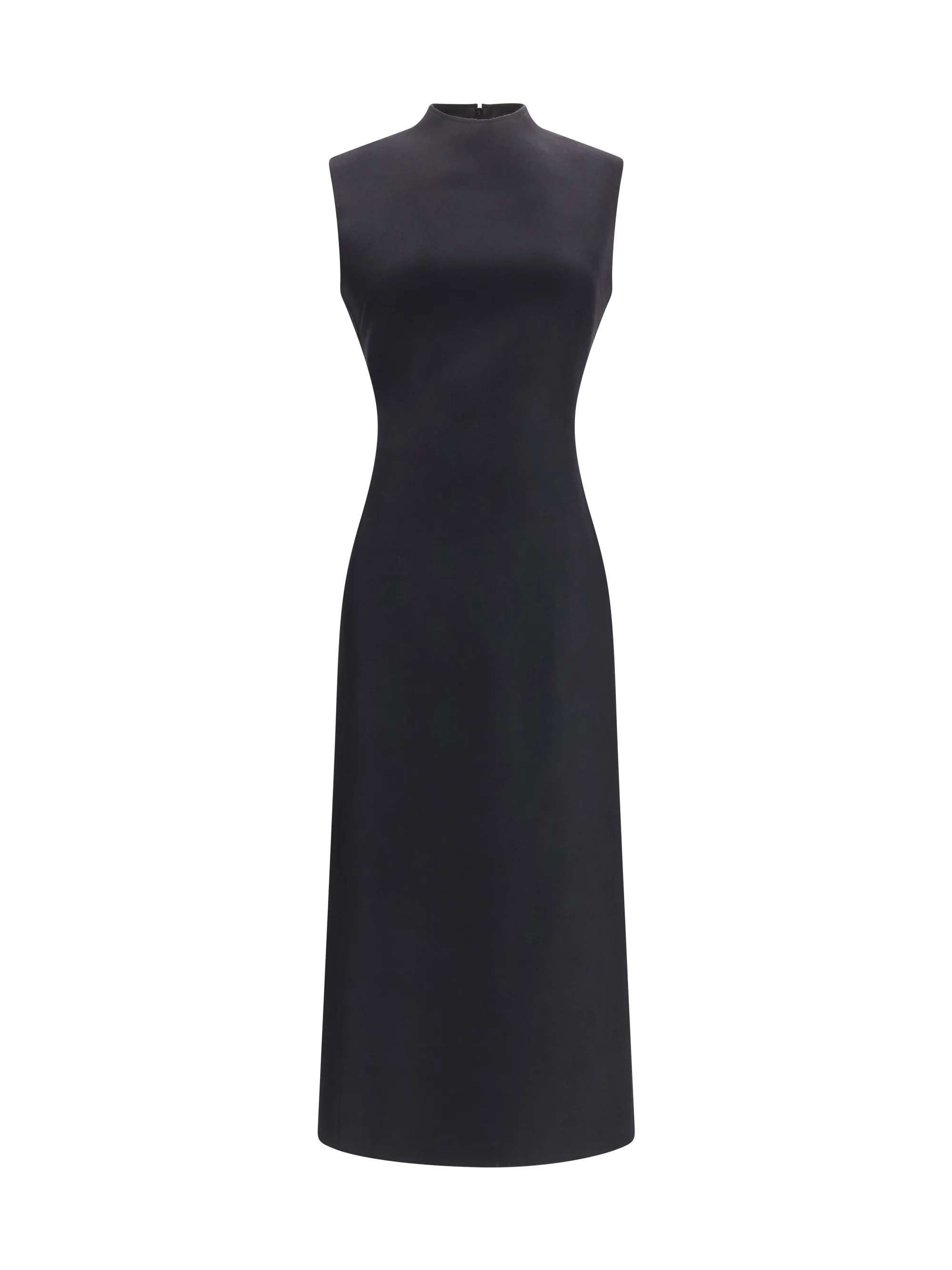 MARGIELA 40 sleeveless virgin wool midi dress