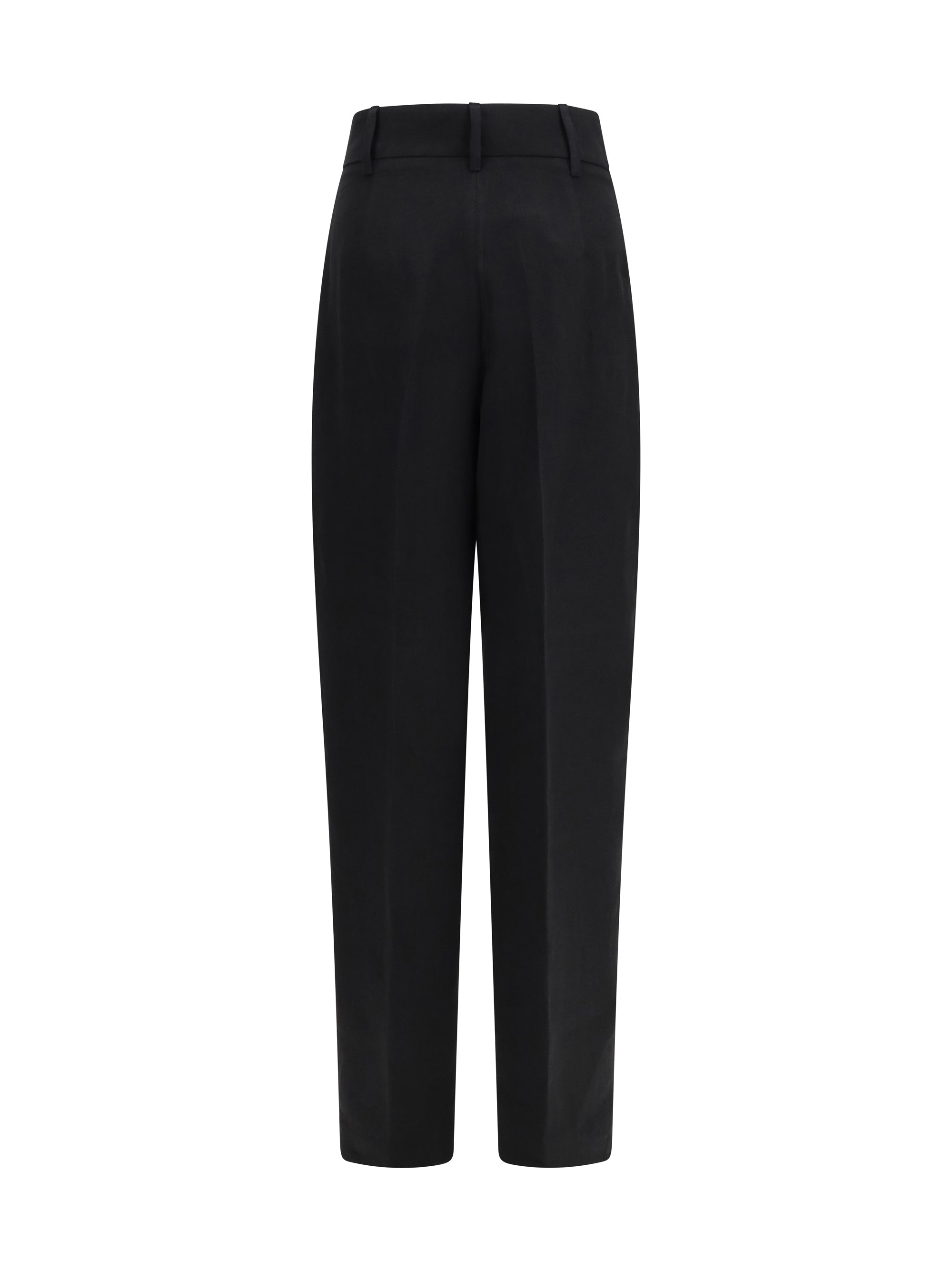MAX MARA STUDIO 40 mstsumero pants in linen batavia