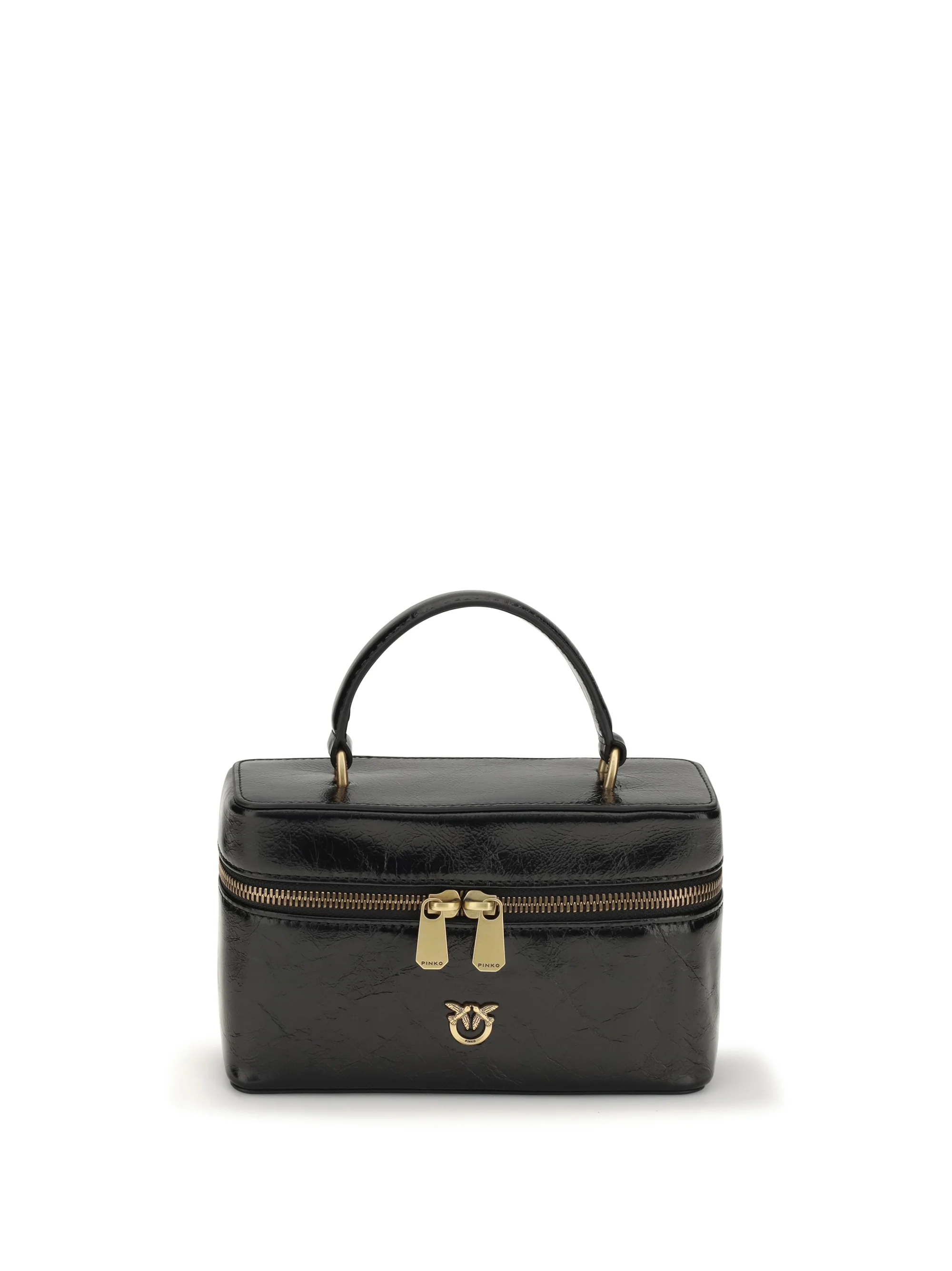 PINKO OS vanity soft mini quilted beauty case